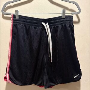 Nike Dri-FIT Mesh Athletic Training Shorts Black & Pink - Small